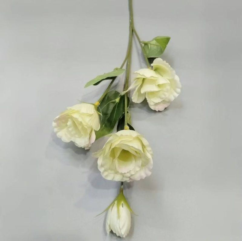 Umjetni Lisianthus od svile — dekor za dom, vjenčane i fotografske rekvizite | Marka Binli | Materijal: svila | Umjetnost: oblikovanje kose, reljefno utiskivanje | Sorte: 1327355784