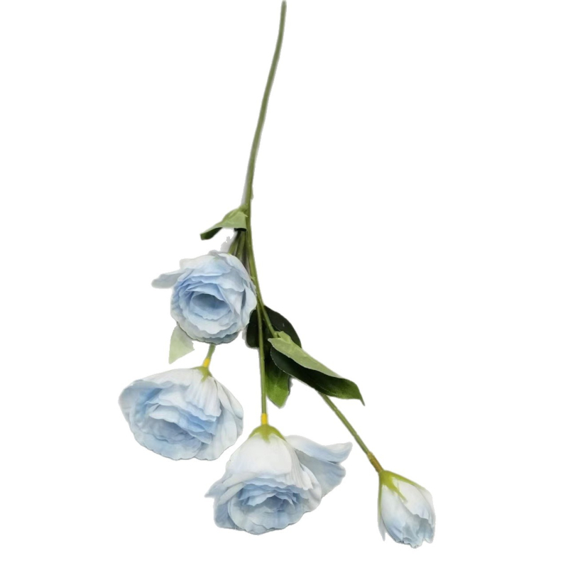 Umjetni Lisianthus od svile — dekor za dom, vjenčane i fotografske rekvizite | Marka Binli | Materijal: svila | Umjetnost: oblikovanje kose, reljefno utiskivanje | Sorte: 1327355784
