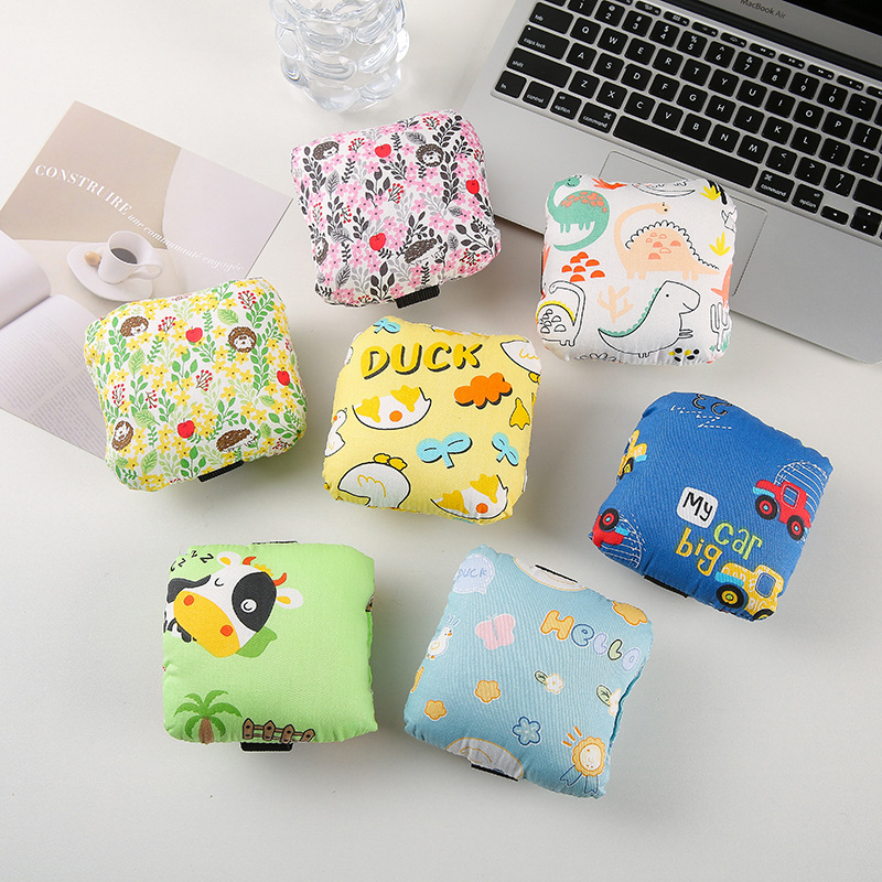 Мишка подложка с опора за китката – двустранна платнена подложка, шевна изработка, OEM персонализиране