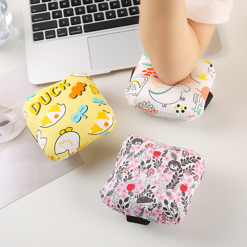 Мишка подложка с опора за китката – двустранна платнена подложка, шевна изработка, OEM персонализиране