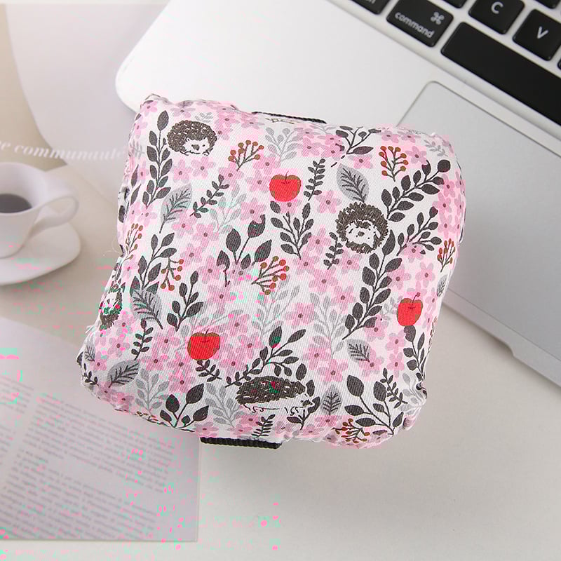 Мишка подложка с опора за китката – двустранна платнена подложка, шевна изработка, OEM персонализиране