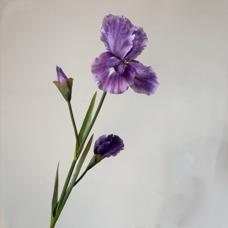 Satenasto iris cvijeće – umjetno za vjenčanja i kućnu dekoraciju, styling aranžman, varijanta 3444577, kartonsko pakiranje