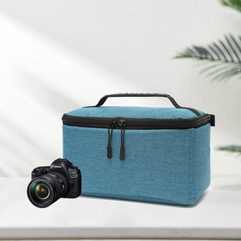 SLR fotoaparato krepšys su trimis objektyvais, atsparus vandeniui, ultra lengvas, išplėčiamas, atsparus dėvėjimui, vidus poliesteris