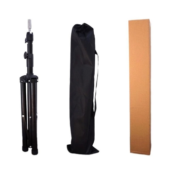 Τρίποδο περούκας δαπέδου, σιδερένιος σκελετός, φόρτος 200 kg, ύψος 80–160 cm, διάμετρος σωλήνα 3.5–3.9 mm, 2 ενότητες