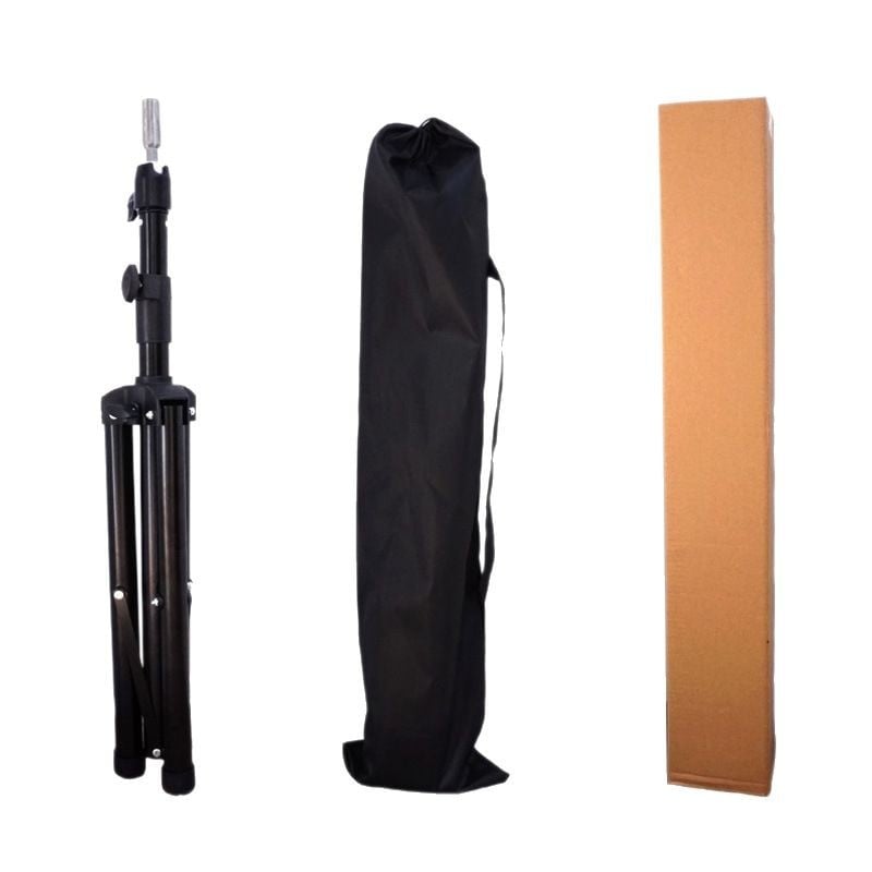 Τρίποδο περούκας δαπέδου, σιδερένιος σκελετός, φόρτος 200 kg, ύψος 80–160 cm, διάμετρος σωλήνα 3.5–3.9 mm, 2 ενότητες