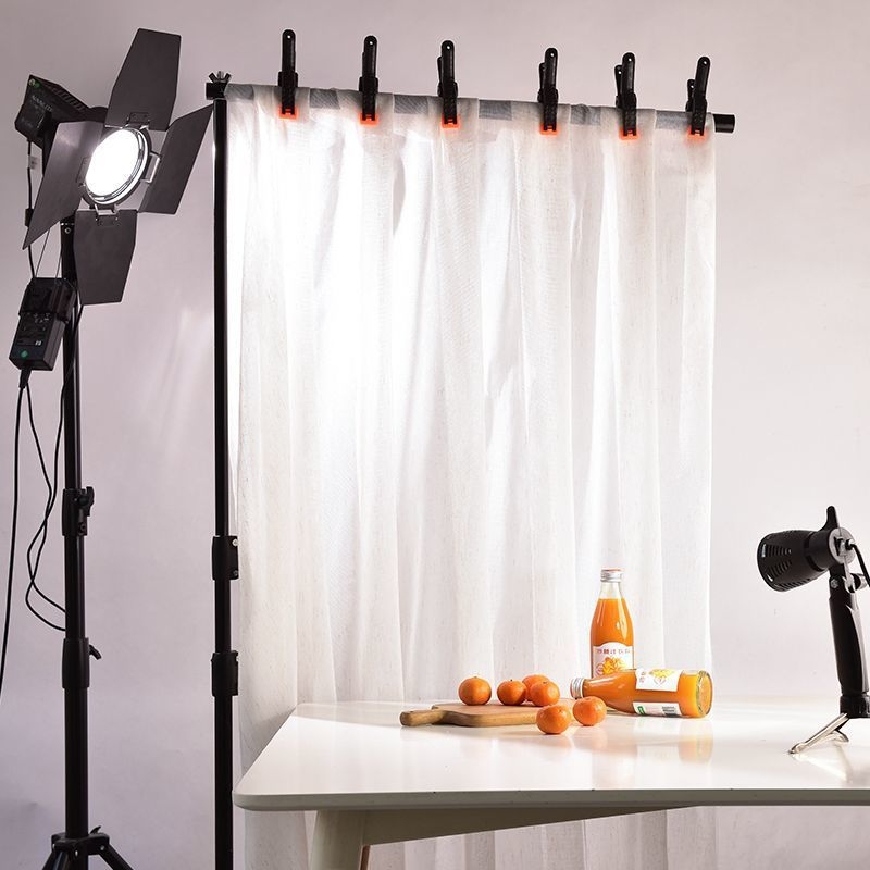 Fotogrāfijas fons audums – 100% kokvilna, maigā gaisma, caurspīdīgs audums still life un ēdienu fotografijām