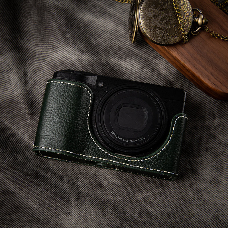 SLR τσάντα για Ricoh GR3/GR3X – Γνήσιο δέρμα, Τσάντα ώμου, Unisex, Άνοιξη 2025, Οικιακή αποθήκευση