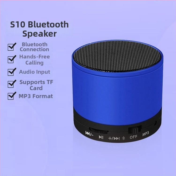 Bluetooth zvučnik s metalnim kućištem i bambusom, prijenosni za stolne i auto korištenje, Bluetooth 5.0, 100Hz-20kHz, SNR ≥75dB, 3W, domet 10m