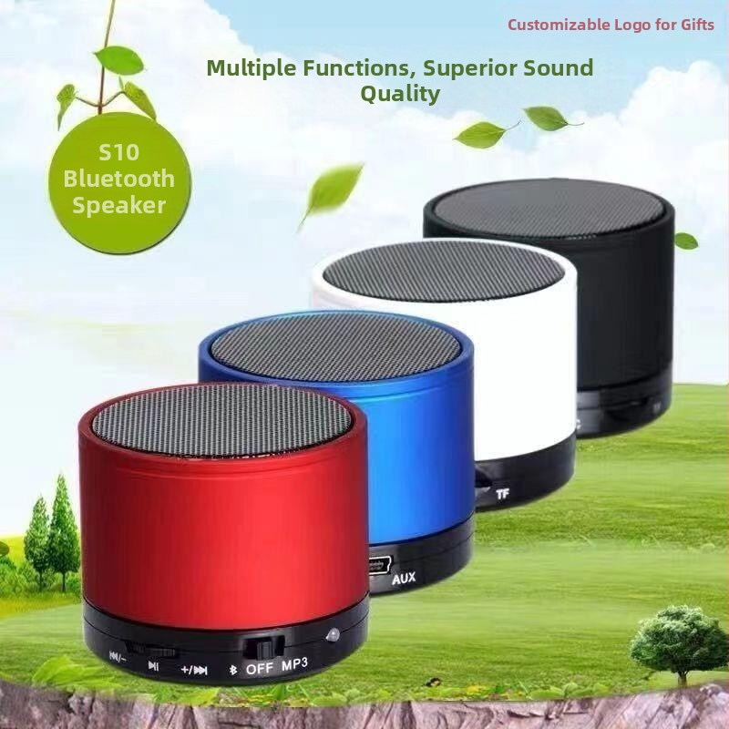 Bluetooth zvučnik s metalnim kućištem i bambusom, prijenosni za stolne i auto korištenje, Bluetooth 5.0, 100Hz-20kHz, SNR ≥75dB, 3W, domet 10m