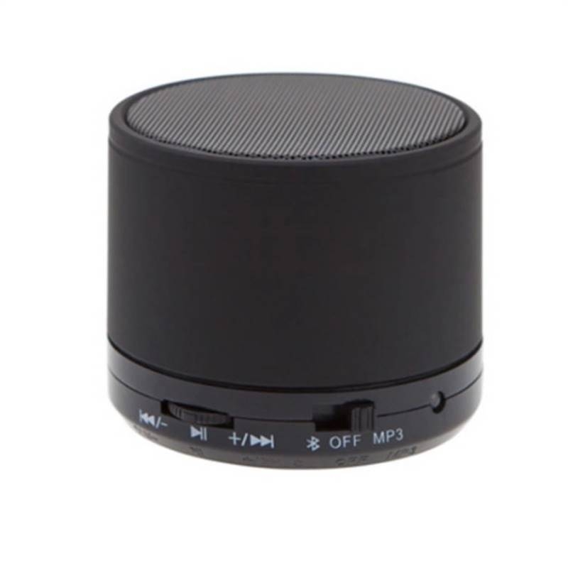 Bluetooth zvučnik s metalnim kućištem i bambusom, prijenosni za stolne i auto korištenje, Bluetooth 5.0, 100Hz-20kHz, SNR ≥75dB, 3W, domet 10m