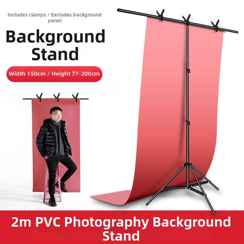 Zhijie Stojan na fotografické pozadie, 3 diely, priemer trubky 2,2/1,8/1,6 cm, hmotnosť 0,95 kg