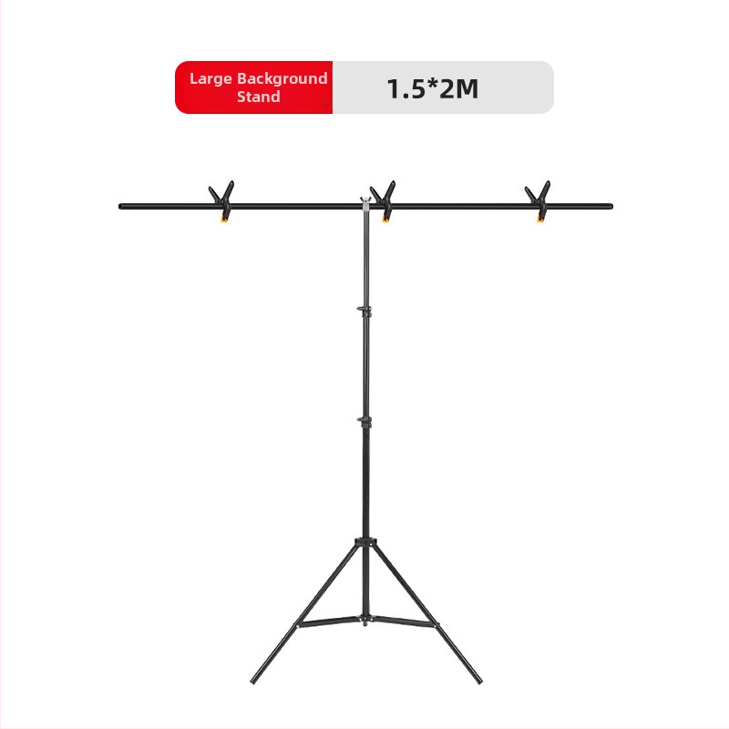 Zhijie Stojan na fotografické pozadie, 3 diely, priemer trubky 2,2/1,8/1,6 cm, hmotnosť 0,95 kg