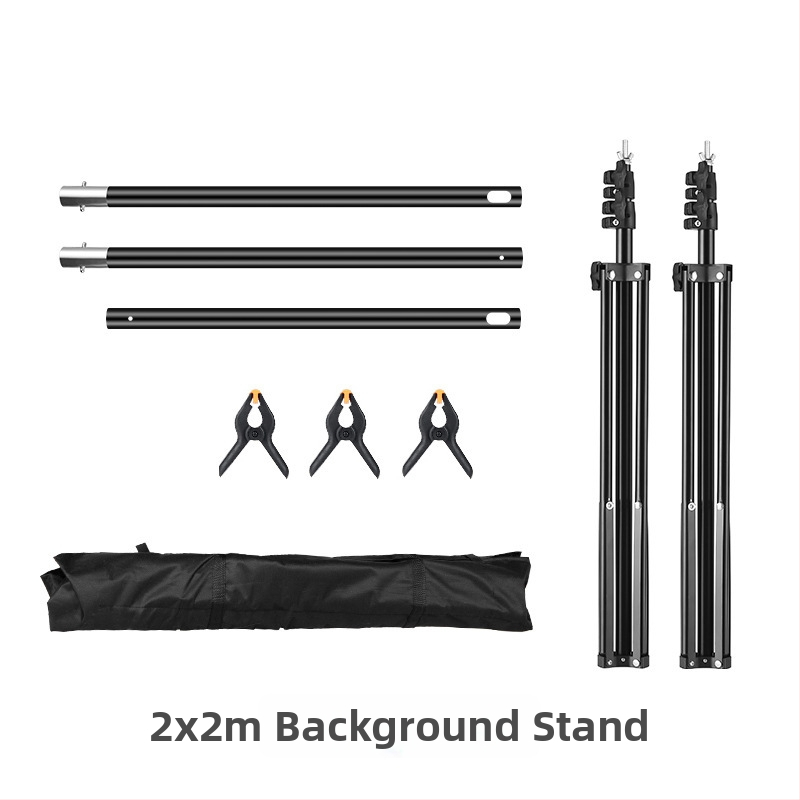 Zhijie Stojan na fotografické pozadie, 3 diely, priemer trubky 2,2/1,8/1,6 cm, hmotnosť 0,95 kg