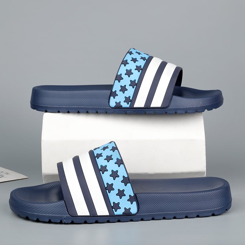 Мъжки EVA чехли за лято – дишащи, кръгъл нос, EVA подметка, височина на тока 1–2 см, лесно обуване