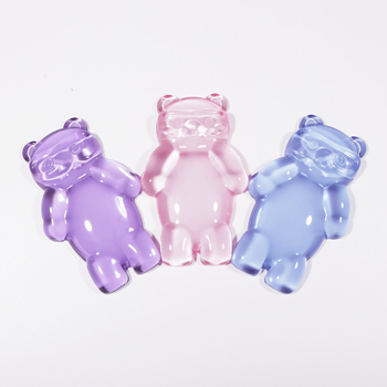 Medve alakú szilikon egérpad, rajzfilm-stílus, csuklótámasz