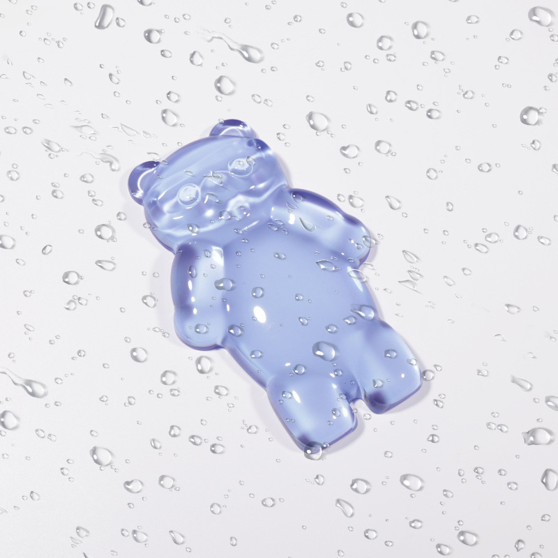 Medve alakú szilikon egérpad, rajzfilm-stílus, csuklótámasz