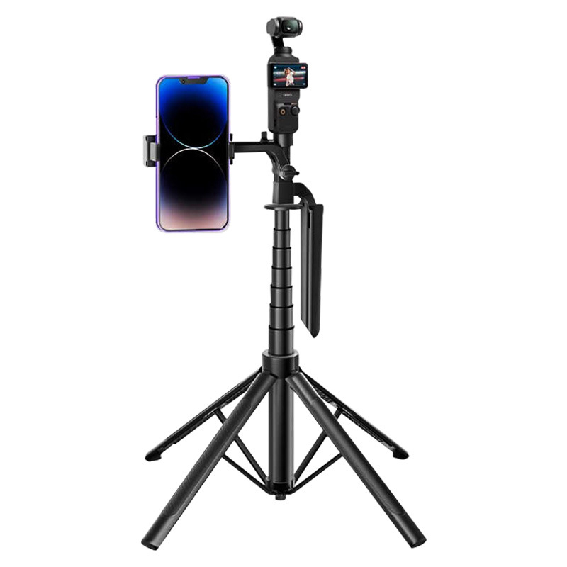 Băț de selfie cu bază de podea pentru DJI Pocket 3 — Ultra-stabil, Portabil, Ideal pentru filmări în aer liber, concerte și călătorii