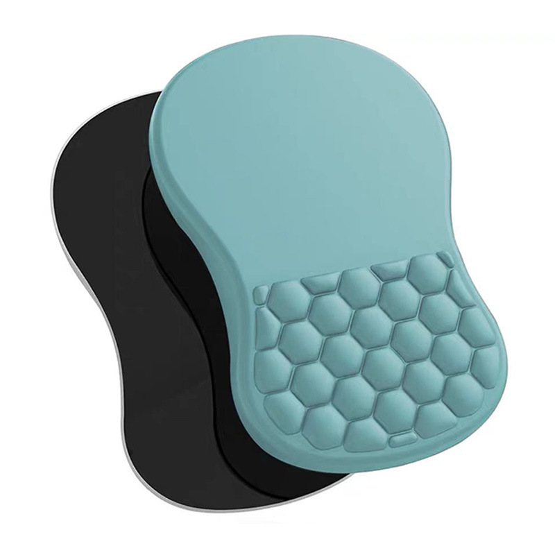 Малка подложка за китката на мишката с паметна пяна и PU дъно за компютърна работа