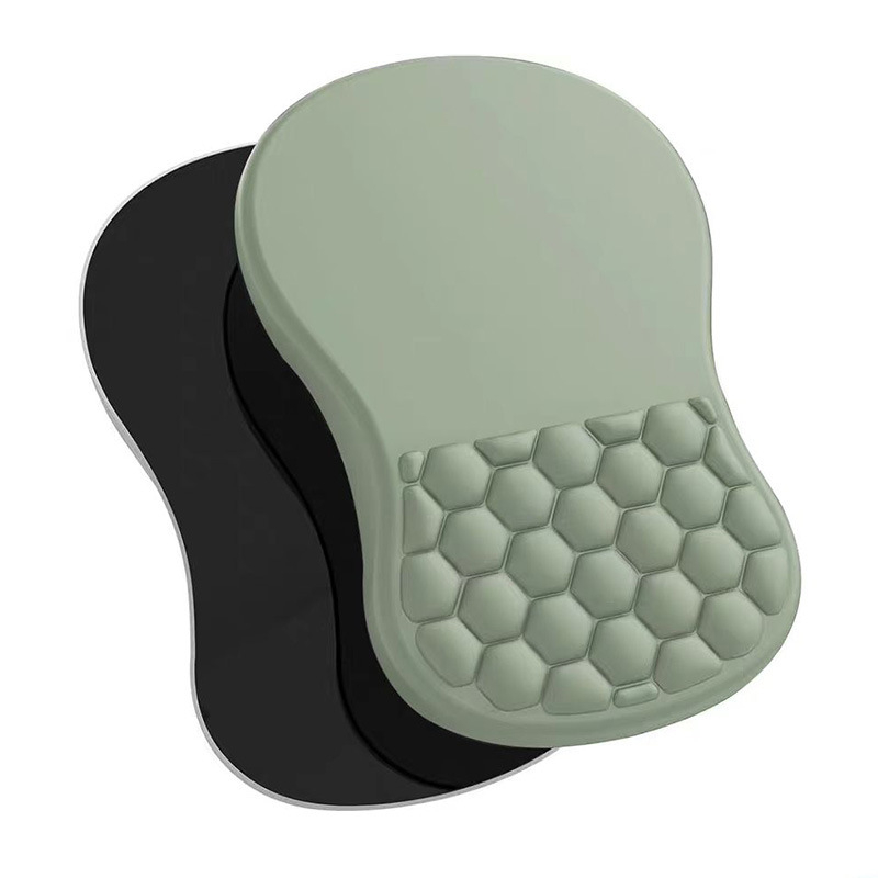 Малка подложка за китката на мишката с паметна пяна и PU дъно за компютърна работа