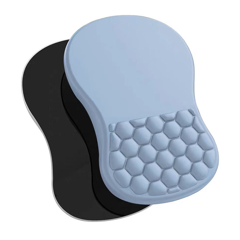 Малка подложка за китката на мишката с паметна пяна и PU дъно за компютърна работа