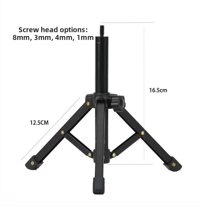 Stolný stojan na mikrofón z hliníkovej zliatiny, 2 sekcie, guľová hlava, nosnosť 11–15 kg