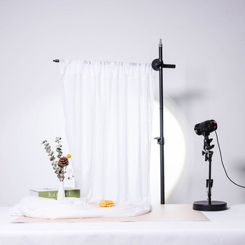 Марля завеса за фотография, преносим фонов плат за настолен студиен реквизит за компактни сцени