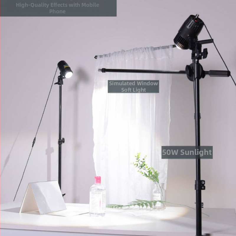 Марля завеса за фотография, преносим фонов плат за настолен студиен реквизит за компактни сцени