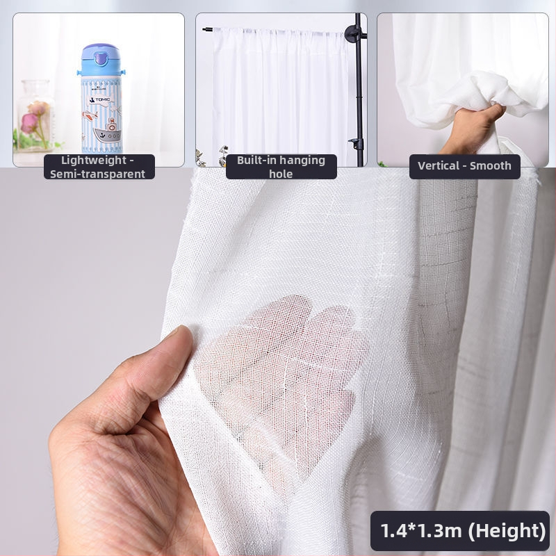 Марля завеса за фотография, преносим фонов плат за настолен студиен реквизит за компактни сцени