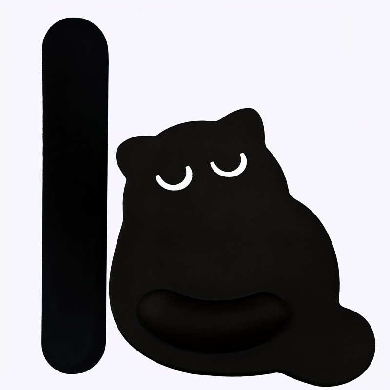 Подложка за бюро с PU силиконова опора за китката, Карикатурен стил, едностранна