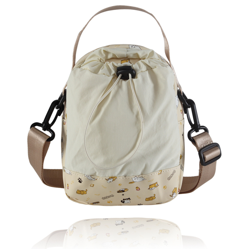 Torba preko ramena za rekreaciju, materijal PU, uspravni kvadratni oblik, zatvarač na zip, podstava od poliestera