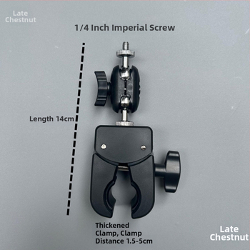 Crab-Claw csipesz 1/4 hüvelykes csavarokhoz, univerzális forgó kamera tartozék, cyberpunk stílus
