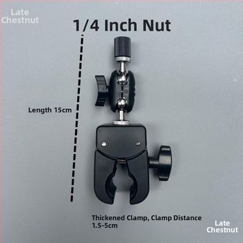 Crab-Claw csipesz 1/4 hüvelykes csavarokhoz, univerzális forgó kamera tartozék, cyberpunk stílus
