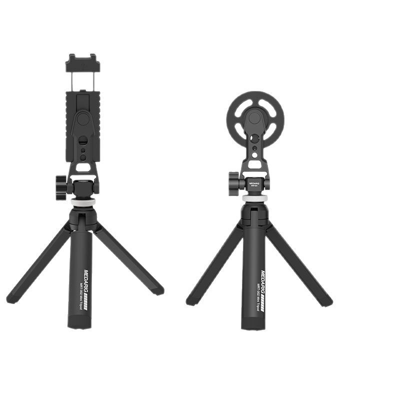 Aliuminio lydinio stalinis mini statyvas su magnetiniu telefono laikikliu – MRT002 + MRP001, apkrova 0–3 kg, 1 dalis