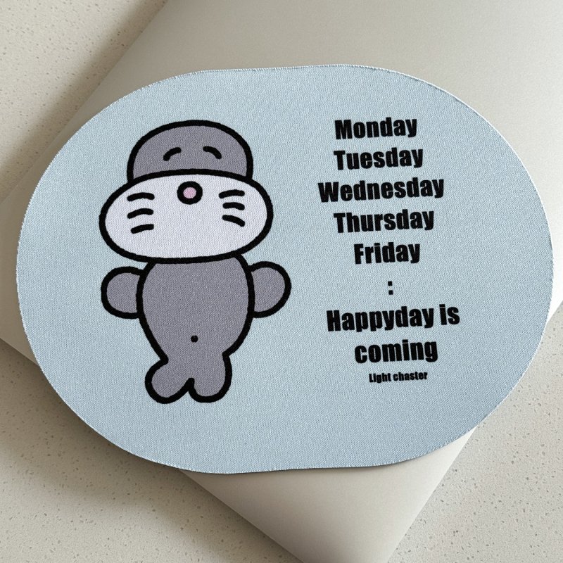 Подложка за мишка от серия Original Light Chaser, гумирана основа, едностранна повърхност, антиплъзгане, печатна обработка, офисна настолна подложка