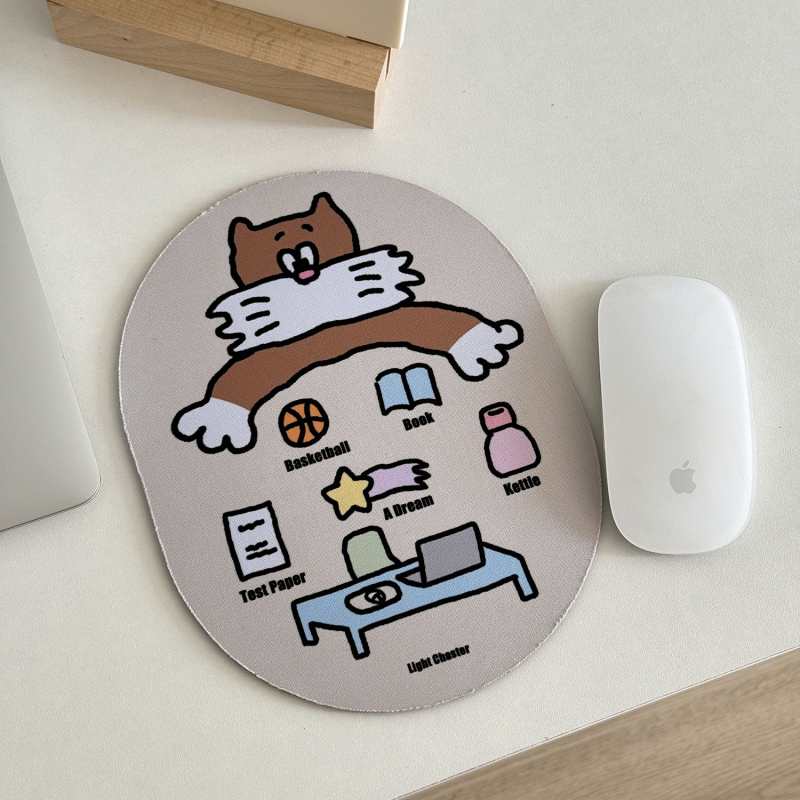 Подложка за мишка от серия Original Light Chaser, гумирана основа, едностранна повърхност, антиплъзгане, печатна обработка, офисна настолна подложка