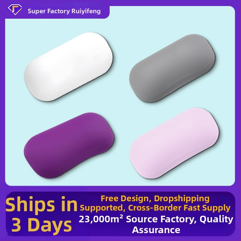 Малка кожена подложка за китката с топлинна функция, едностранна, инжекционно формована, с отпечатано лого