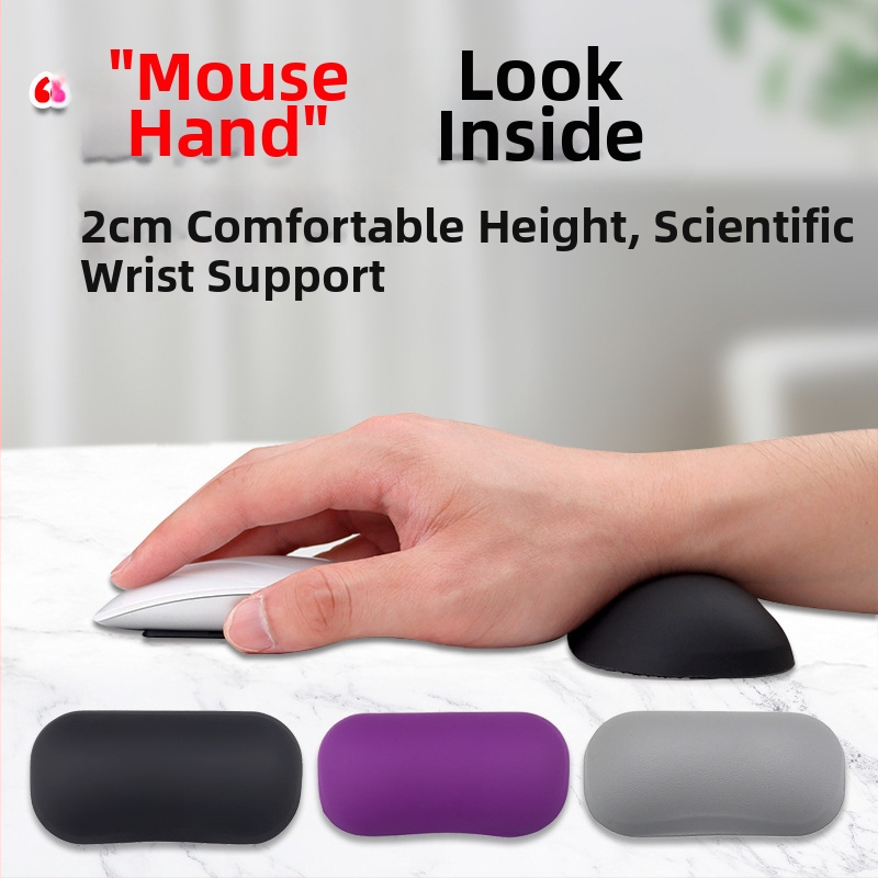 Малка кожена подложка за китката с топлинна функция, едностранна, инжекционно формована, с отпечатано лого