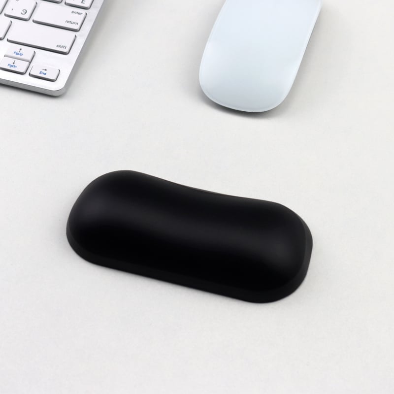 Малка кожена подложка за китката с топлинна функция, едностранна, инжекционно формована, с отпечатано лого