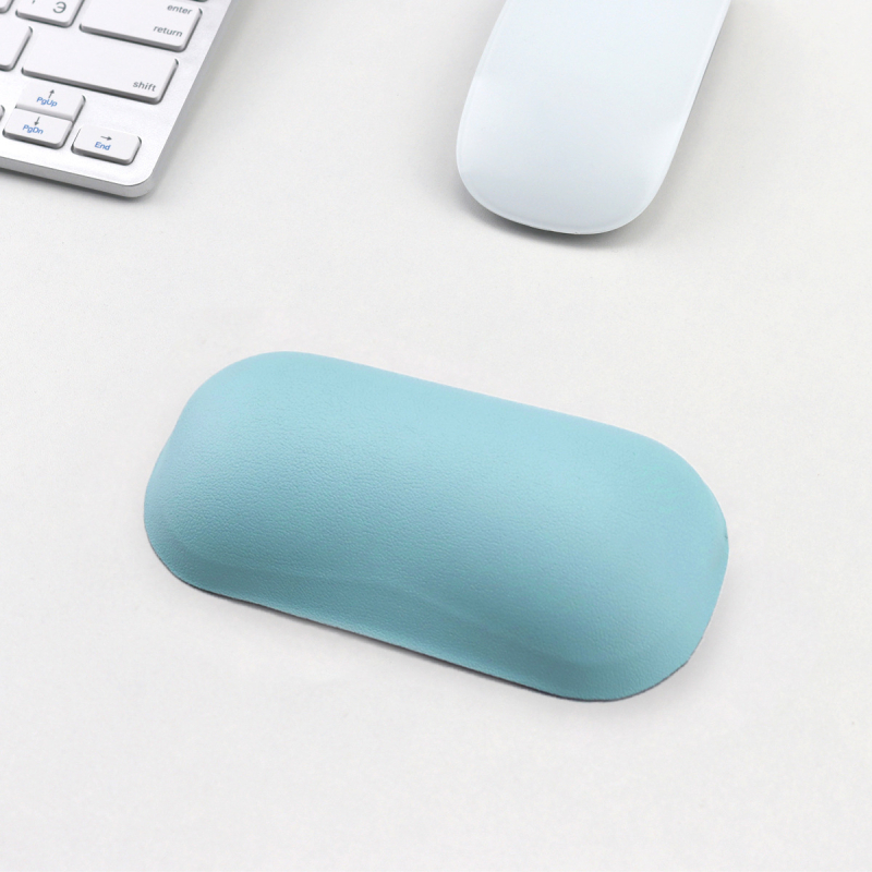 Малка кожена подложка за китката с топлинна функция, едностранна, инжекционно формована, с отпечатано лого