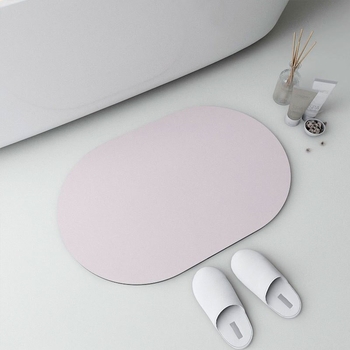 Квадратен мат за баня от полиестерни влакна, водопоглъщащ, антихлъзгащ, с карикатурен модел, подходящ за баня и вход