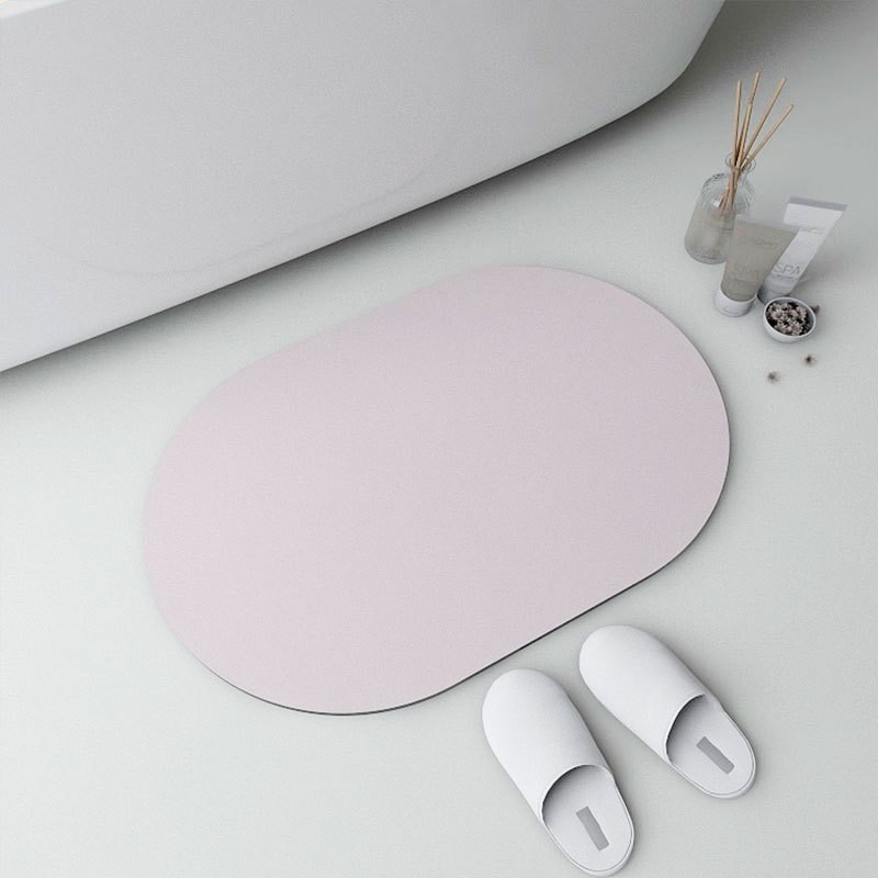 Квадратен мат за баня от полиестерни влакна, водопоглъщащ, антихлъзгащ, с карикатурен модел, подходящ за баня и вход