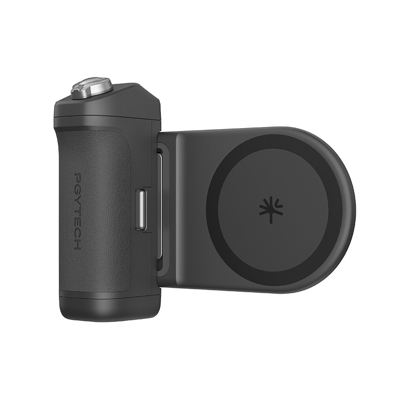PGYTECH MagCam2 rukoväť na fotografovanie pre mobilný telefón, Bluetooth diaľkové ovládanie a magnetické bezdrôtové nabíjanie — Modely P-PG-081/082/083; Materiály: ABS+PC, hliníková zliatina, zinková zliatina