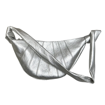 Ženska crossbody torbica u obliku dumplinga - PU koža, zatvarač, unutarnja džep za dokumente, JOERG