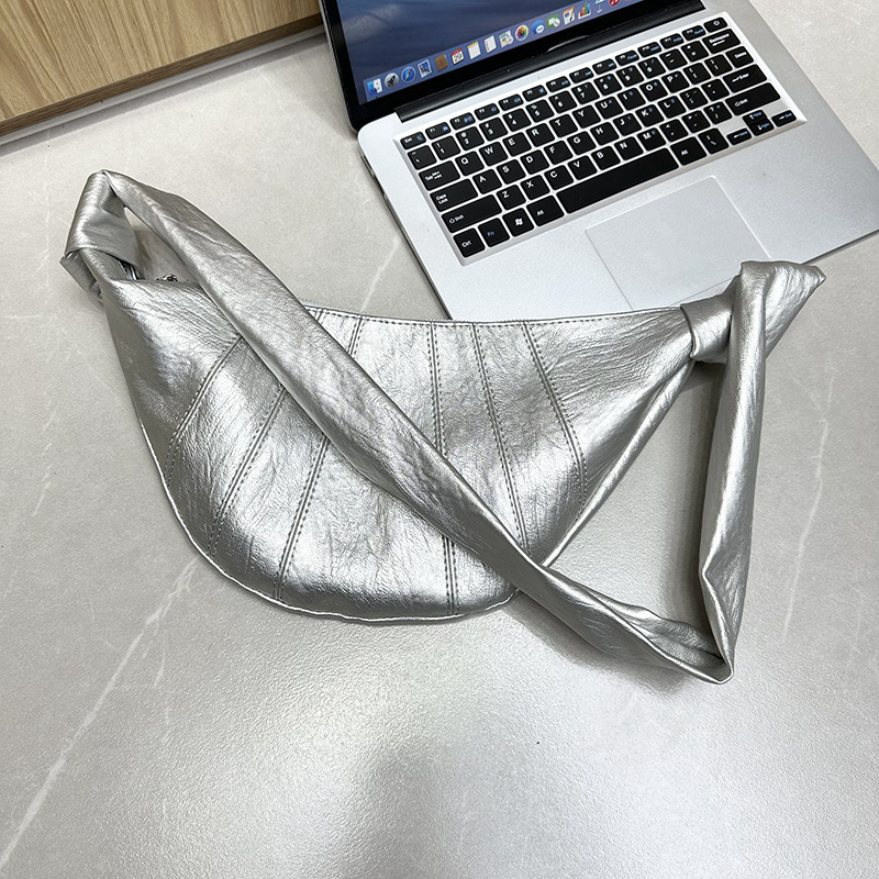 Ženska crossbody torbica u obliku dumplinga - PU koža, zatvarač, unutarnja džep za dokumente, JOERG