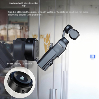 Magnetická základňa pre DJI Pocket3 – držiak s vákuovou prísavkou na auto a multifunkčné stolné upevnenie OSMO