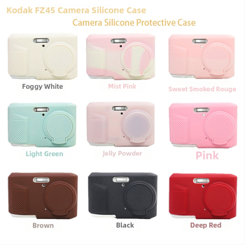Silikónové ochranné puzdro pre Kodak FZ45 fotoaparát – puzdro pre kameru s jednou batériou/mirrorless, odolné voči opotrebeniu, proti otrasom, štýl clutch, jar 2025