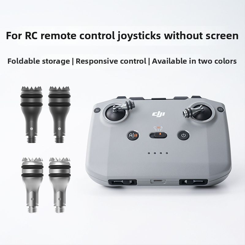 Telescopický joystick pre diaľkové ovládanie DJI – hliníková zliatina a silikon, model 1474200, kompatibilný s DJI RC1/RC2, tlač loga k dispozícii