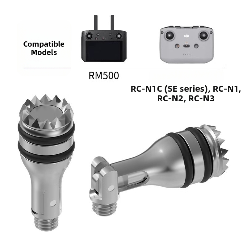 Telescopický joystick pre diaľkové ovládanie DJI – hliníková zliatina a silikon, model 1474200, kompatibilný s DJI RC1/RC2, tlač loga k dispozícii