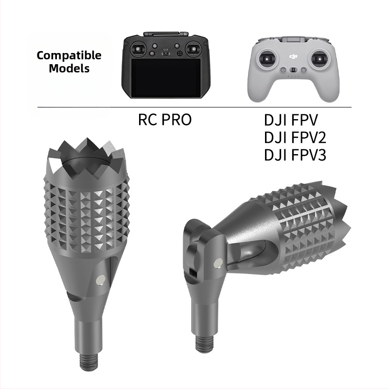 Telescopický joystick pre diaľkové ovládanie DJI – hliníková zliatina a silikon, model 1474200, kompatibilný s DJI RC1/RC2, tlač loga k dispozícii