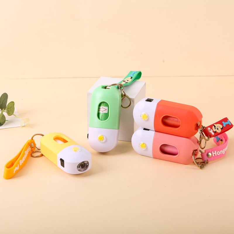 Διανομέας σακουλών περιττωμάτων σκύλου με LED – φορητός, κρεμάμενος, ABS υλικό, παχύς